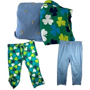 Old Navy Intimates Pajama Pants Lot 2 banana floral boho lounge sz 2X